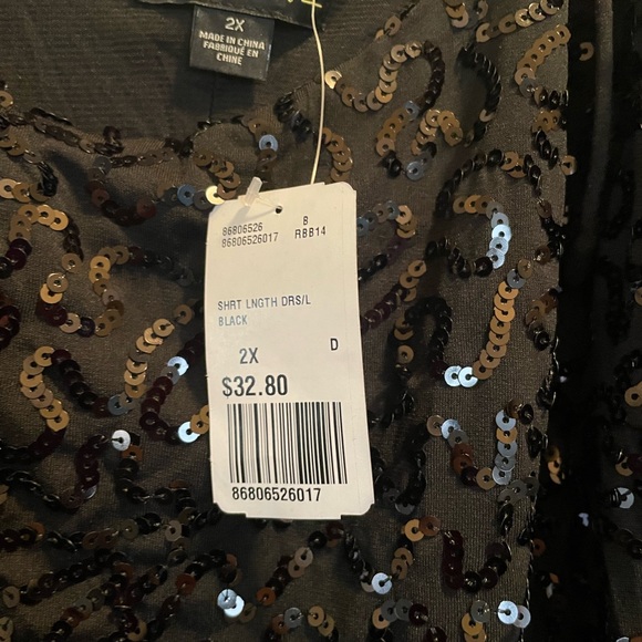 NWT Forever 21 sequined mini dress size 2x - Picture 3 of 4